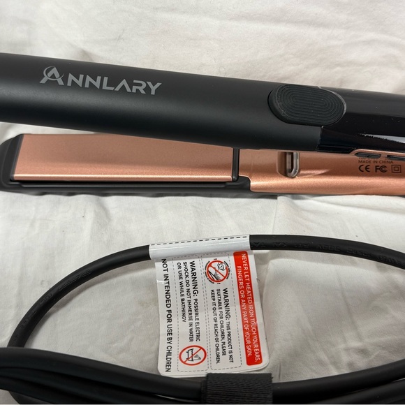 Annlary Hair Straightener 1 Inch Flat Iron and Curler 2 in 1 Titanium Ceramic... - Picture 6 of 11